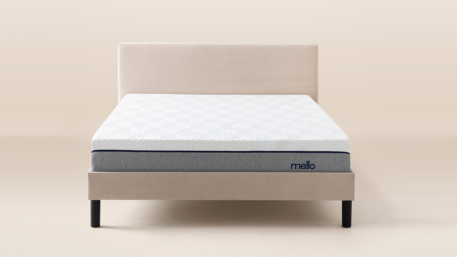 Lit velours Mello : haute durabilité, conçu pour résister