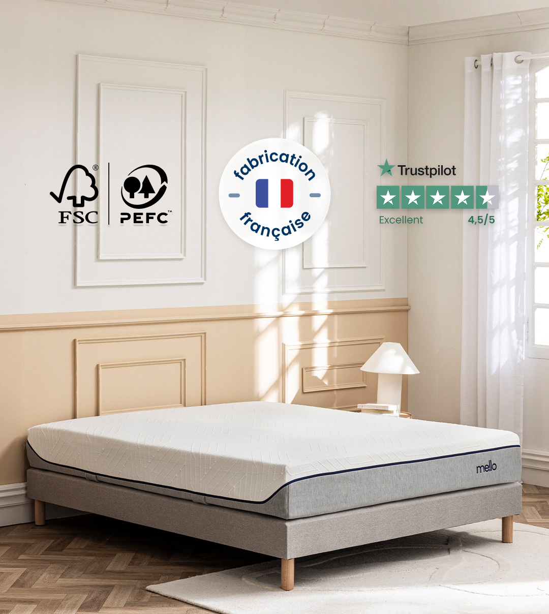 Sommier tapissier de Mello Matelas