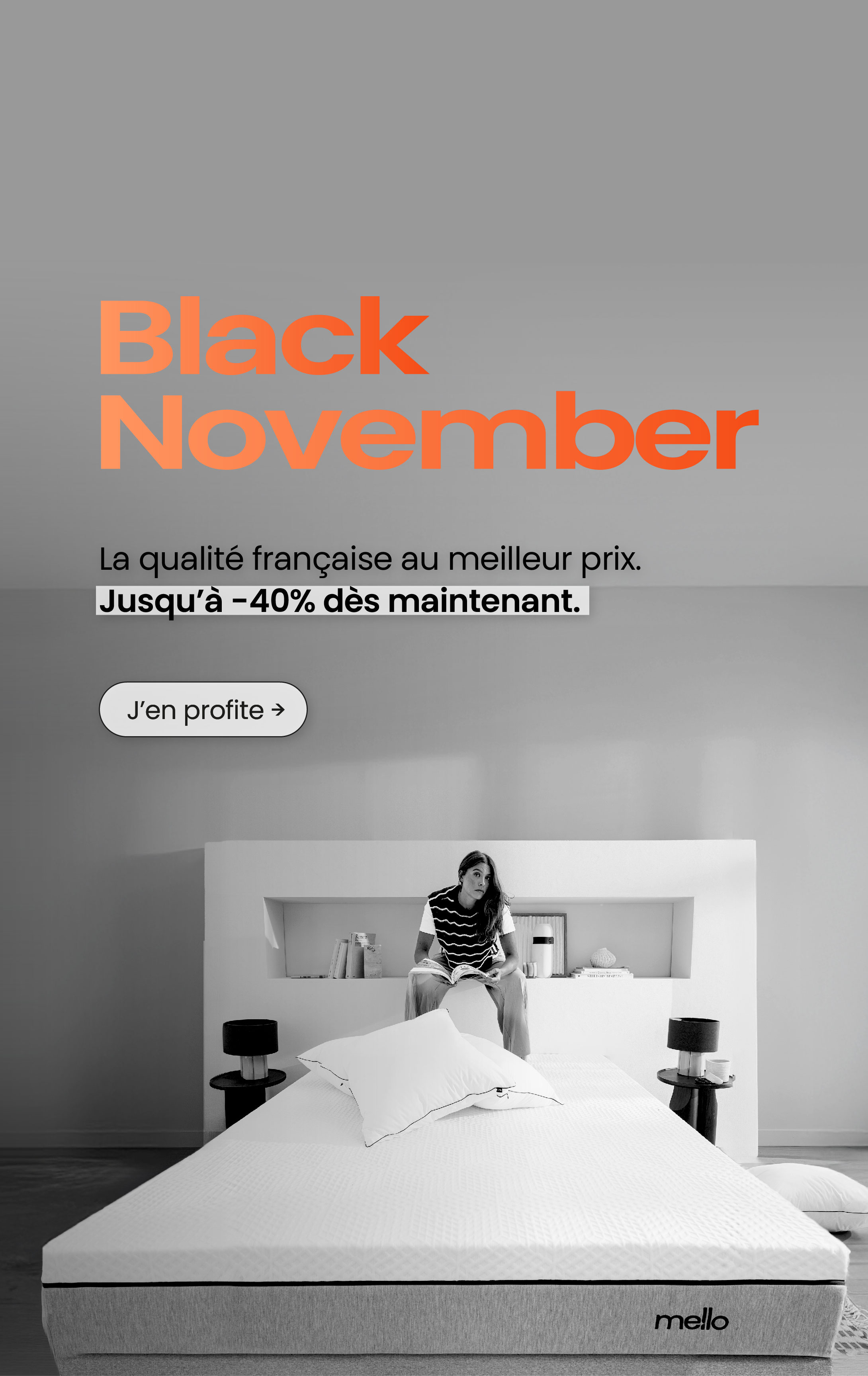 Black November - promotions Mello Matelas