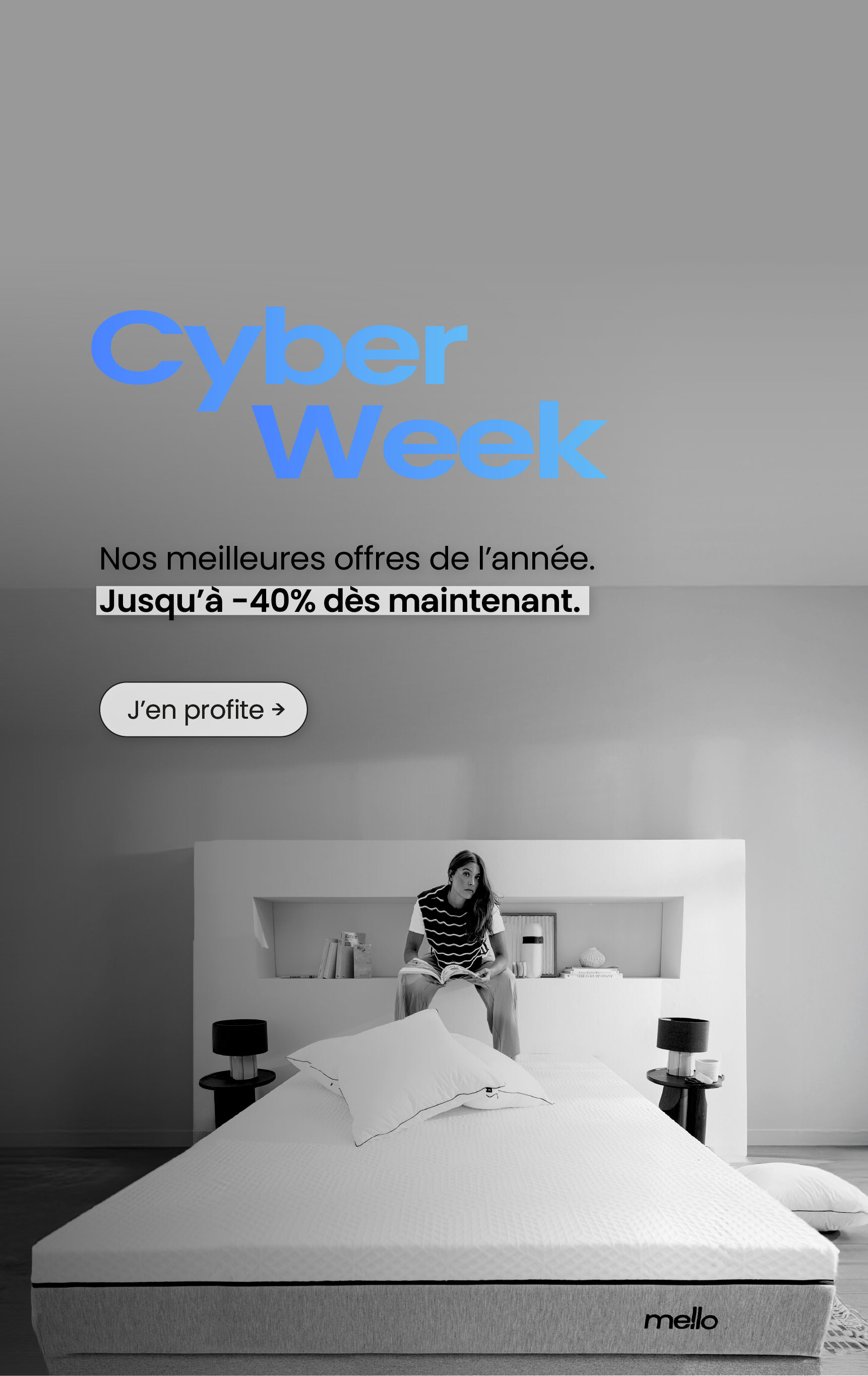 CyberWeek - promotions Mello Matelas