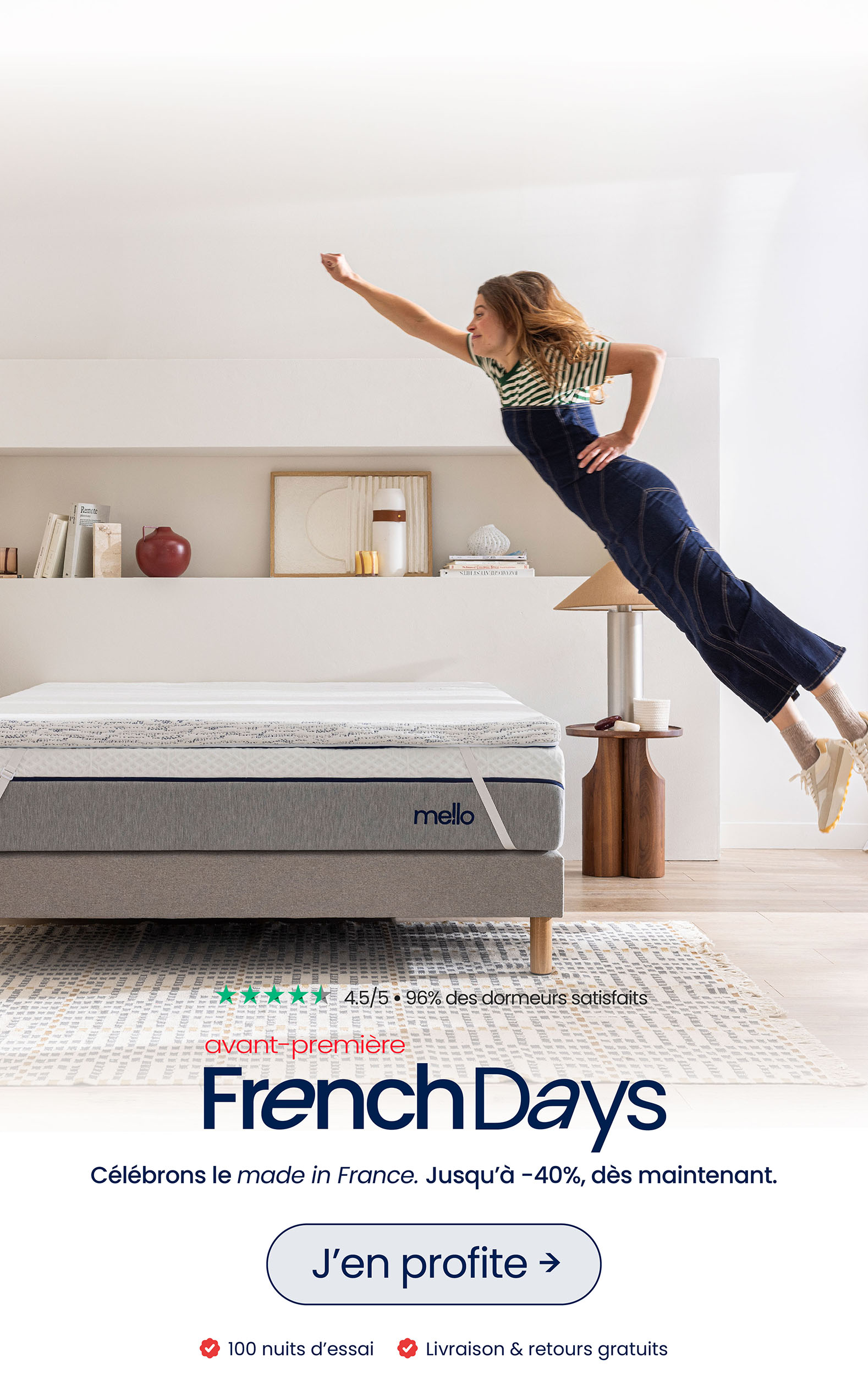 French Days Mello Matelas
