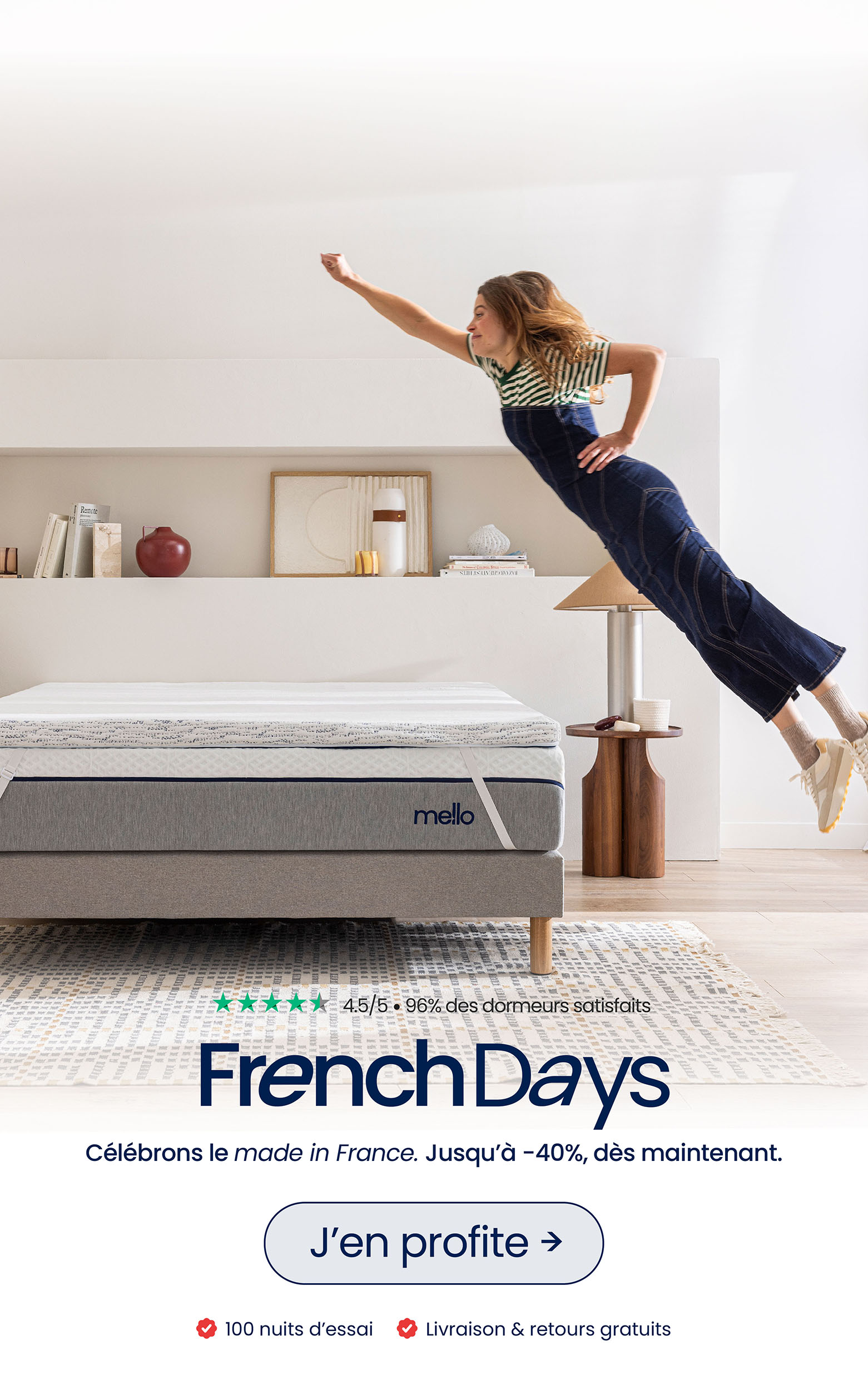 French Days Mello Matelas