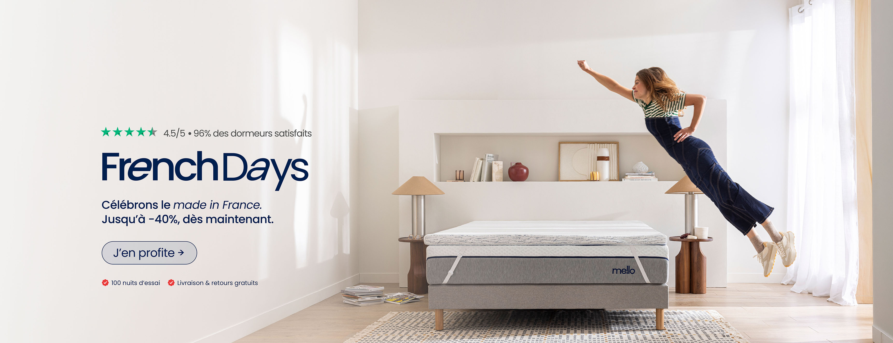 French Days Mello Matelas