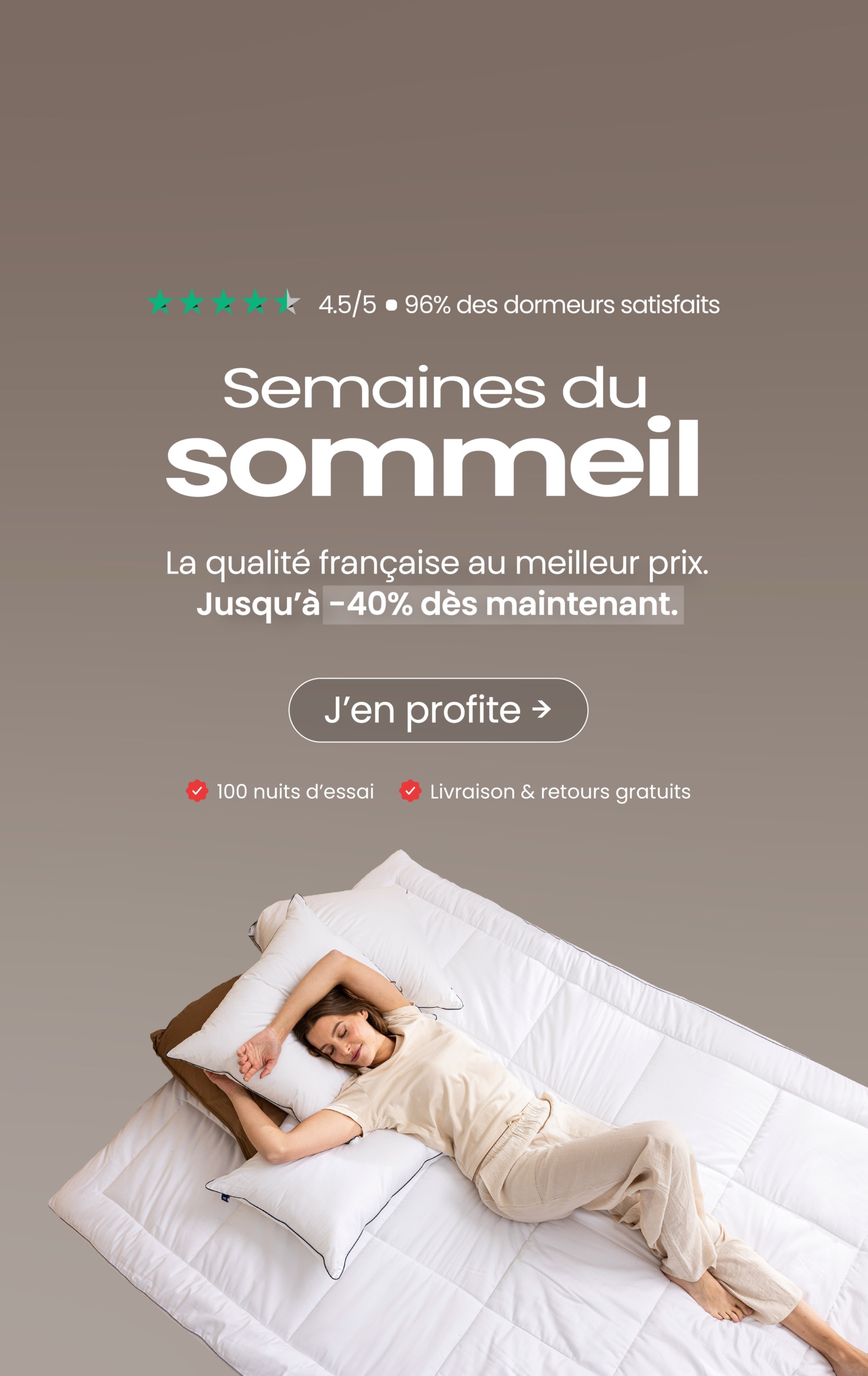 Semaines du sommeil - Mello Matelas