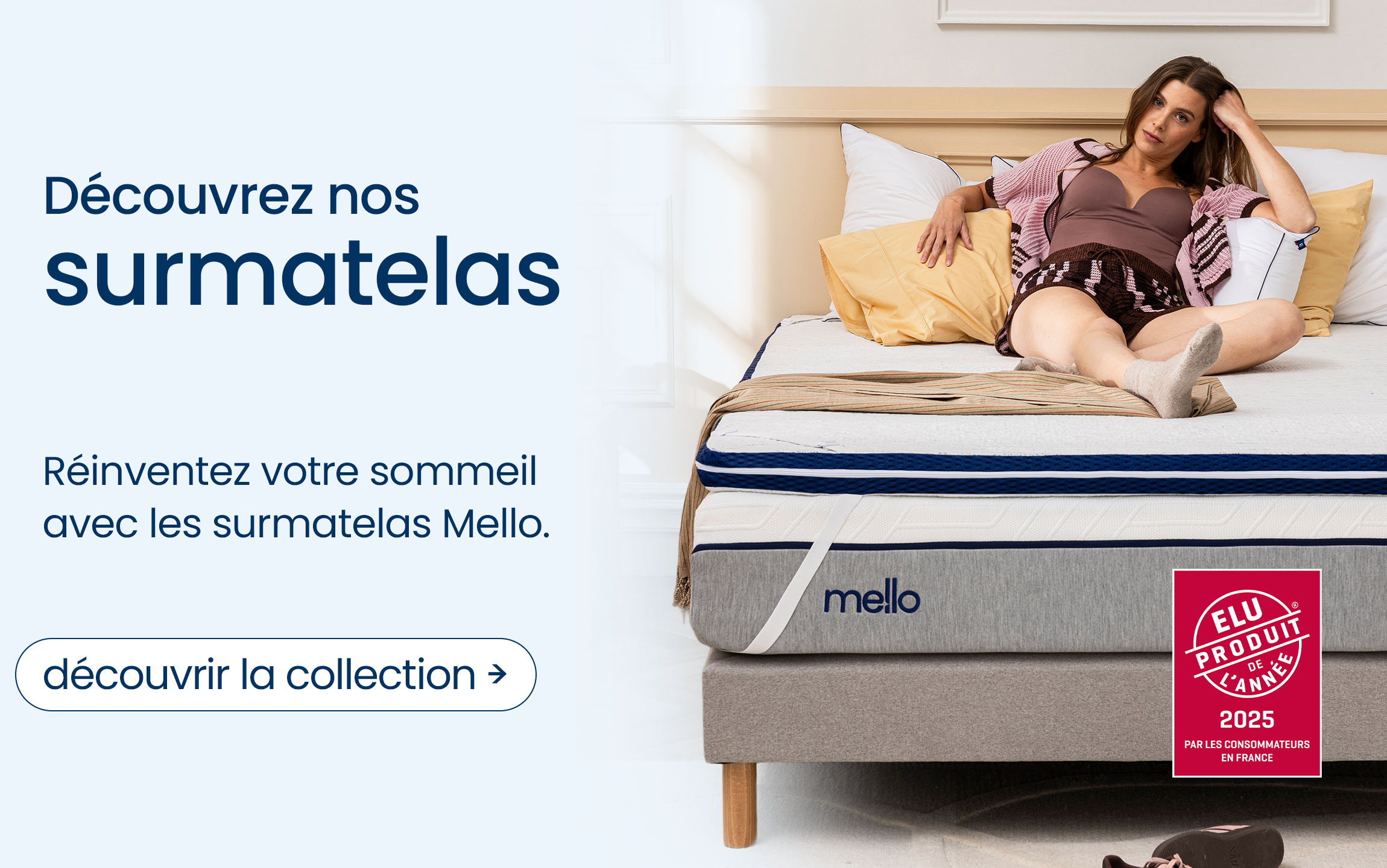 Collection surmatelas mello
