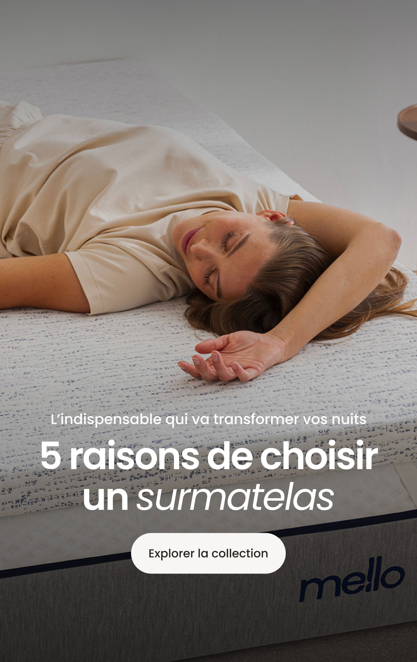 5 raisons de choisir un surmatelas