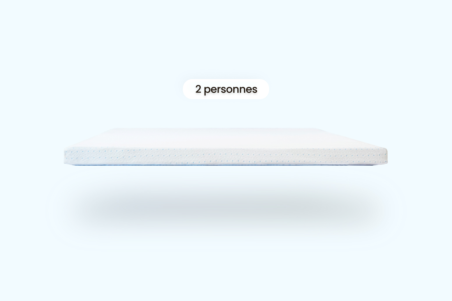 Surmatelas 2 personnes
