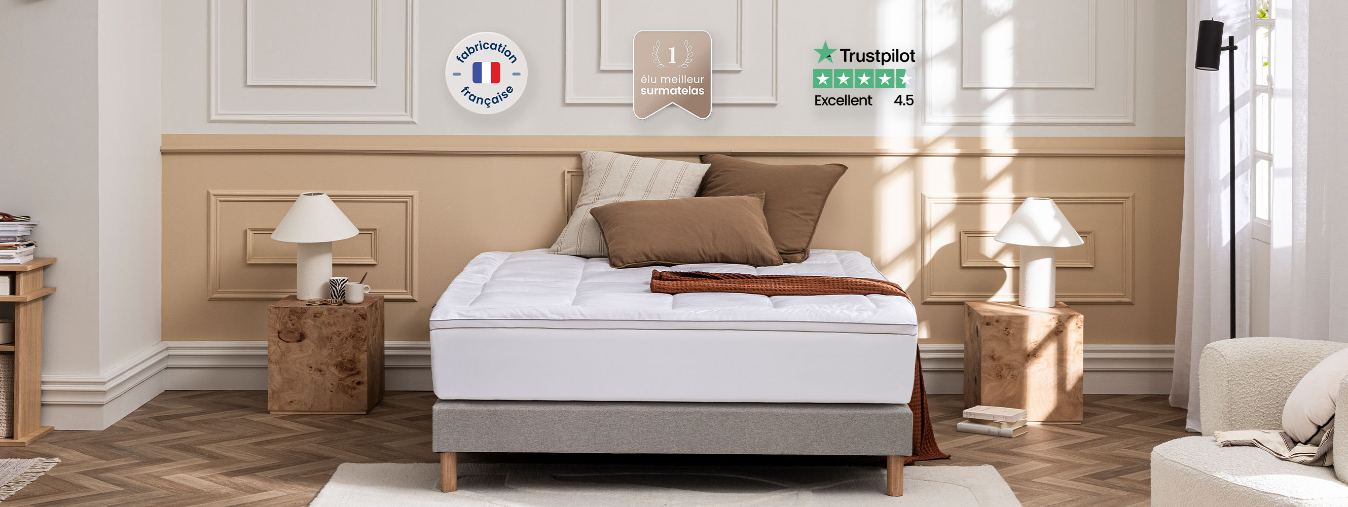 surmatelas Duo de Mello Matelas
